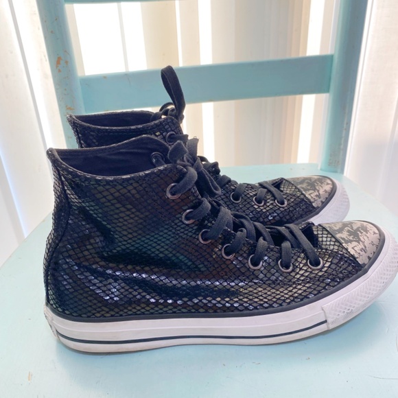 Chuck Taylor’s All Stars Black Size 8 Women’s Converse - Picture 4 of 8